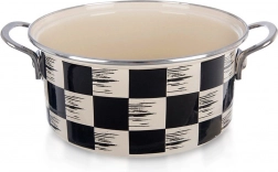 Zománcozott fazék Sakktábla 22 cm, 3 l