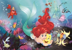 puzzle disney hercegnők ariel, a kis hableány maxi 24 darab