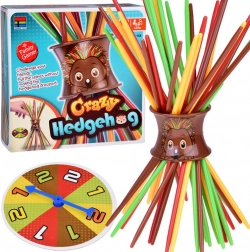 Készségfejlesztő játék Crazy Sün színes pálcikák