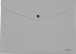 Szürke patentos levéltáska A5 mérethez