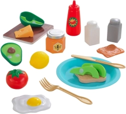 KidKraft Create & Cook: avokádós pirítós – fa reggelikészítő szett