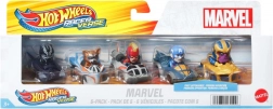 Hot Wheels RacerVerse Marvel – ötpakett fém kisautó