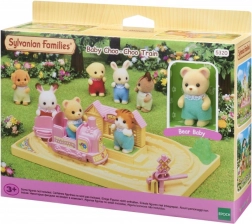 Óvodás mozdony SYLVANIAN FAMILIES játékszett