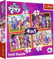 4 az 1-ben puzzle – Ismerd meg a pónikat MY LITTLE PONY Trefl