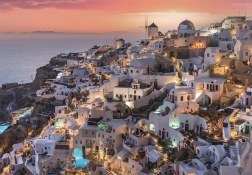 Santorini Árnyalatai Puzzle 1000 darab