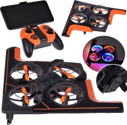 Szórakoztató drón kamerával és világítással