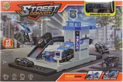 Összecsukható rendőrőrs kisautóval