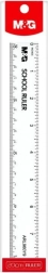 M&G átlátszó műanyag vonalzó 20 cm