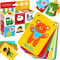 CzuCzu kontrasztos könyvecske zsinóron 6hó+ 9hó+