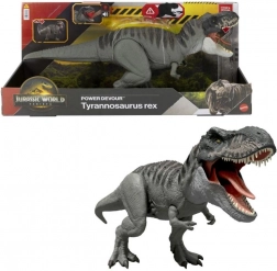 Interaktív T‑Rex dinoszaurusz JURASSIC WORLD fénnyel és hangokkal