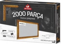 Puzzle keret 96x68cm arany