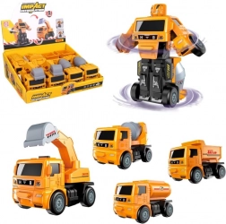 Robotikus építőautó lendkerékkel