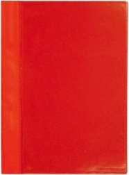 PVC gyorslefűző A4-es, első zsebbel – piros