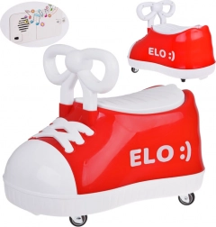 Piros Elo guruló jármű