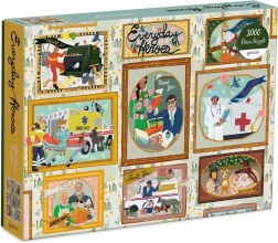 Galison puzzle Mindennapi hősök 1000 darabos