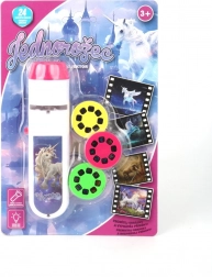 Zseblámpa és vetítő Egyszarvúak gyerekeknek