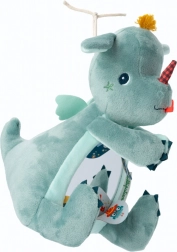 Lilliputiens – textiljáték tükrös sárkány Joe