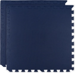 HUMBI habszivacs alátét 120 × 60, nagy vízálló puzzle, biztonságos, 2 db, sötétkék