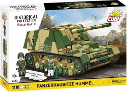 COBI építőkészlet Panzerhaubitze HUMMEL – önjáró tarack 1:28, 1118 elem