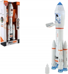 játékrakéta gőzzel, fényekkel és hangokkal, 36 cm