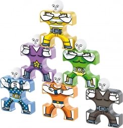 Quercetti Acrobats – egyensúlyozó építőkészlet gyerekeknek