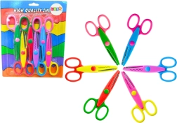 Kreatív ollók Színes dekoratív minták scrapbookinghoz 6 db