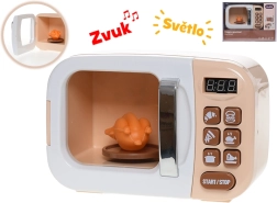 Gyermek mikrohullámú sütő fénnyel, hanggal és kiegészítőkkel