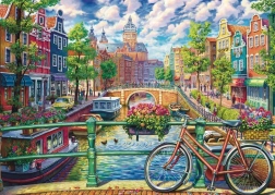 Puzzle Amszterdami csatorna varázsa 1000 darab SCHMIDT