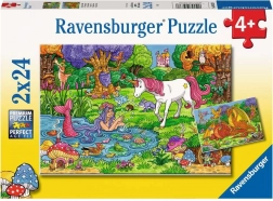 Ravensburger puzzle Varázserdő 2x24 darab