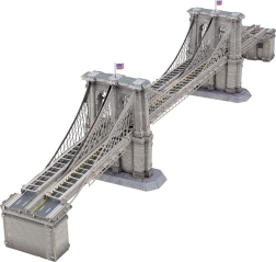 Fém 3D puzzle METAL EARTH Premium Series – Brooklyn híd