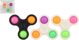 Spinner bubble pops műanyag 7 cm – antistressz játék 3 szín