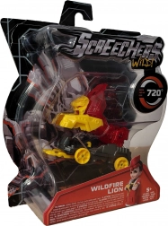 Screechers Wild átalakuló jármű Wildlife Lion – piros oroszlán