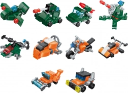 Építőkészlet Qman Trans Collector 3 az 1-ben 10 darabos készlet