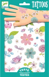 Djeco ideiglenes tetoválások virágmintákkal (2 ív)