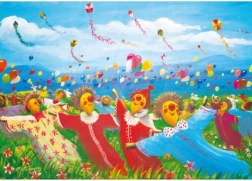 Madárijesztő-karnevál kirakó 1000 darab