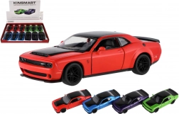 Fém autómodell Kinsmart Dodge Challenger SRT Demon 170 (2023) 13 cm visszahúzós meghajtással