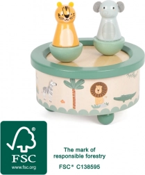 Fa zenélő doboz Safari small foot