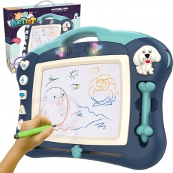 Interaktív mágneses tábla Woopie Znikopis kék