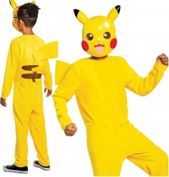 Gyerek POKEMON Pikachu jelmez maszkkal 150–163 cm (14–16 év)