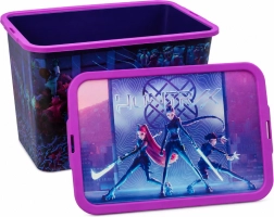 K-Pop Demon Hunters tárolódoboz klipszes fedéllel 23 l