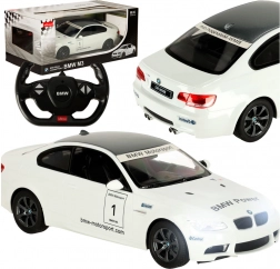 Távirányítós versenyautó BMW M3 1:14 fehér
