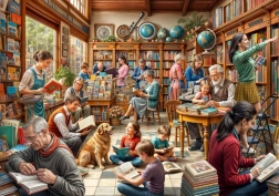 Puzzle Könyvesbolt 2000 Darab Bluebird