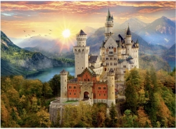 Neuschwanstein festmény puzzle 1000 darabos