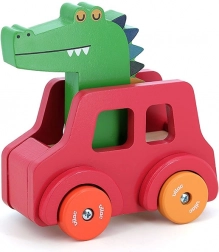 Vilac Fa autócska kürttel, Krokodil