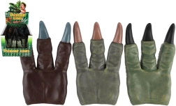 Gumírozott dinoszaurusz karmok kézre 15 × 23 cm – farsangi jelmez mancs