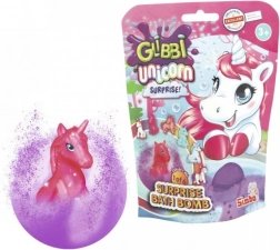 Glibbi unikornisos pezsgő fürdőbomba meglepetéssel