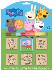 Peppa Pig pecsétszett zsírkrétával