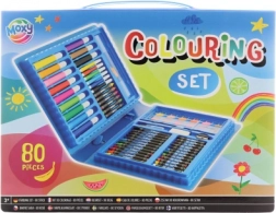 festőkészlet dobozban, 80 db