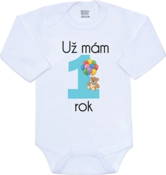 Baba body New Baby Már 1 éves vagyok, kék
