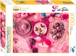 Puzzle Brain Tree Rózsaszín teríték